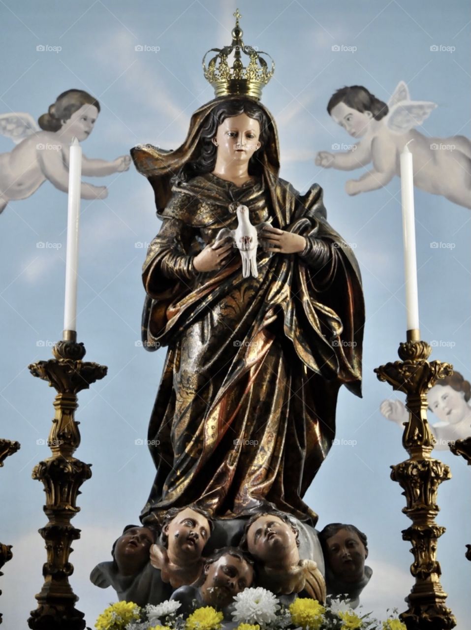 🙏 🇪🇸 Oh Maria, ruega por nosotros que recurrimos a ti.  Amén.  🇧🇷 Ó Maria, Nossa Senhora, rogai por nós que recorremos a vós. Amém. / 🇺🇸 O Mary, pray for us that we turn to you.  Amen. / 🇮🇹 O Madonna, prega per noi che ci rivolgiamo a te. Amen. 