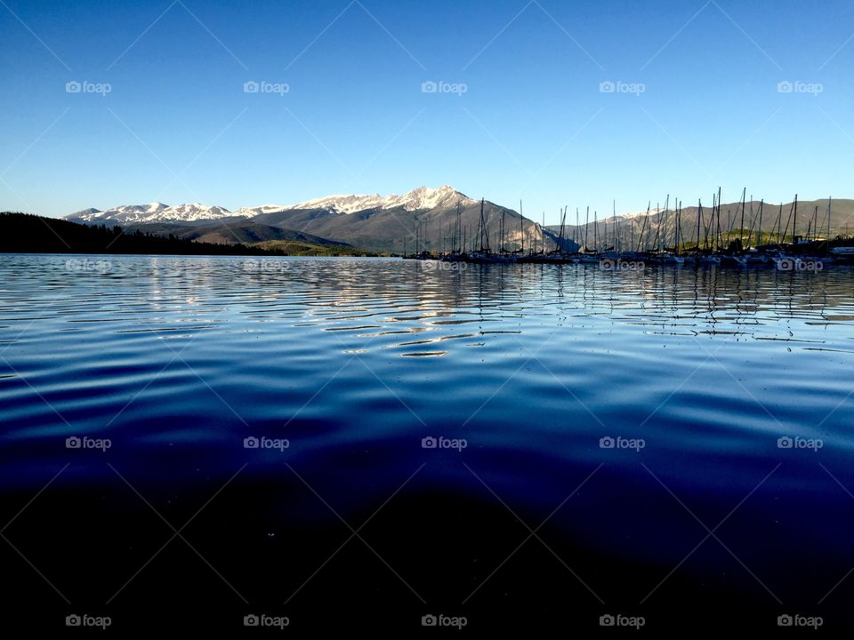 Water, Lake, Reflection, Sunset, No Person