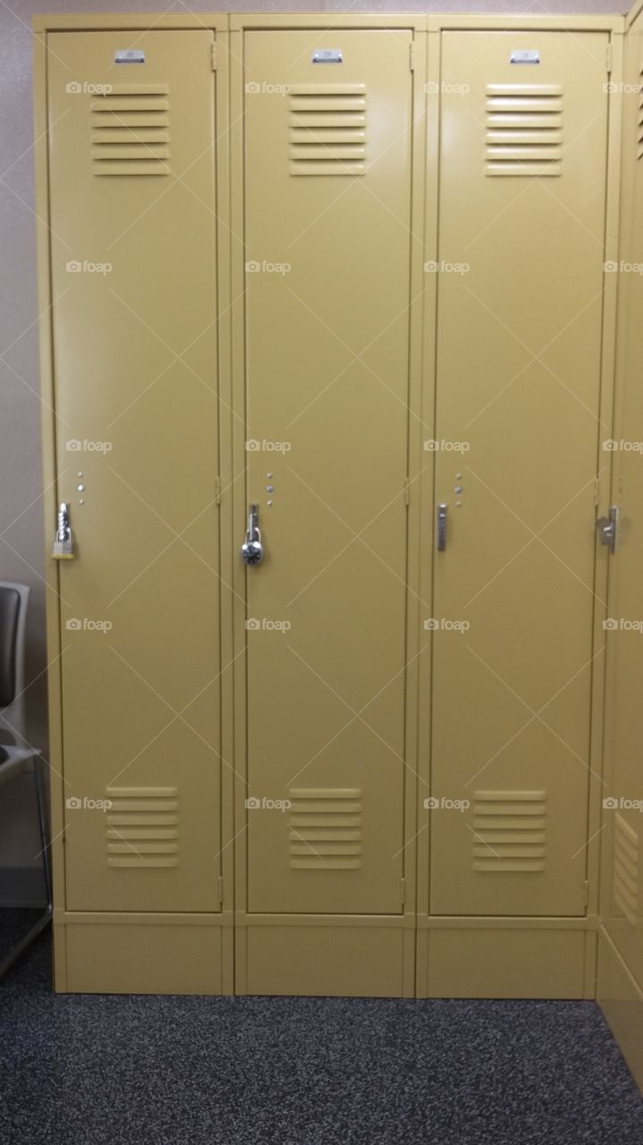 Yellow Lockers