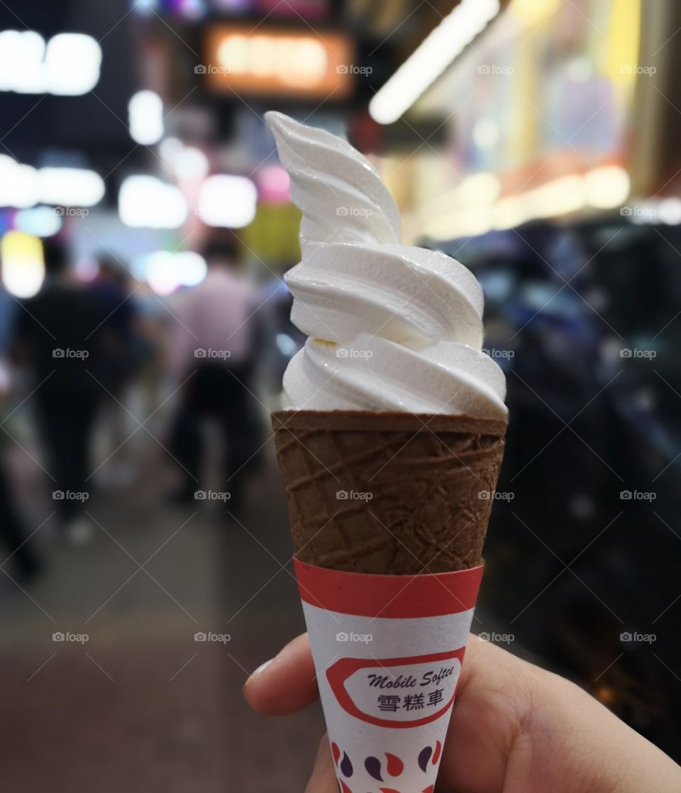 Summer time ice-cream.