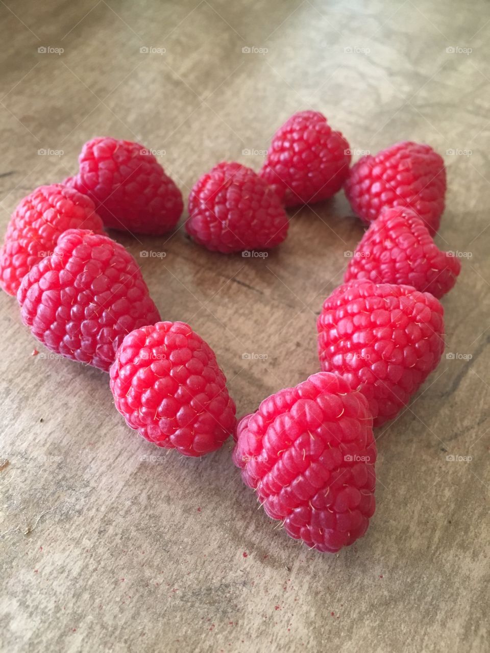 Raspberry heart