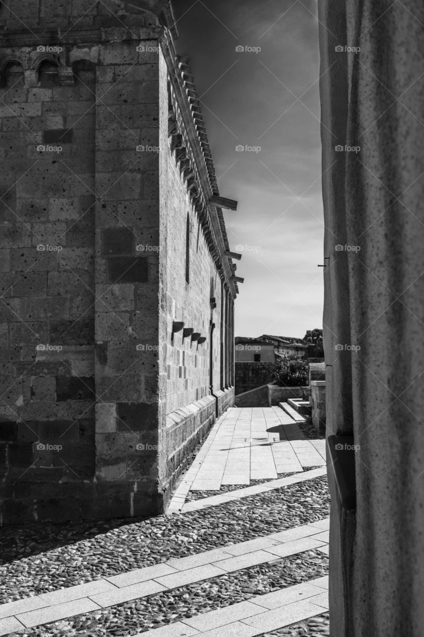 Old streets of Tratalias, Sardinia