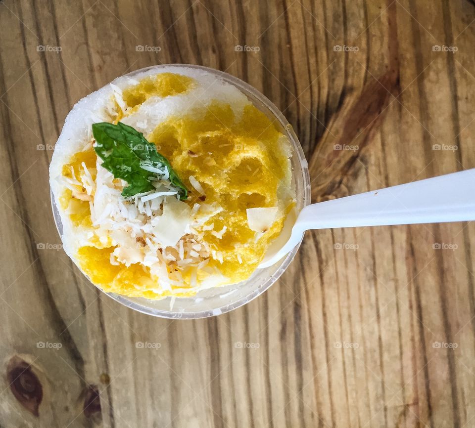 Mango shave ice