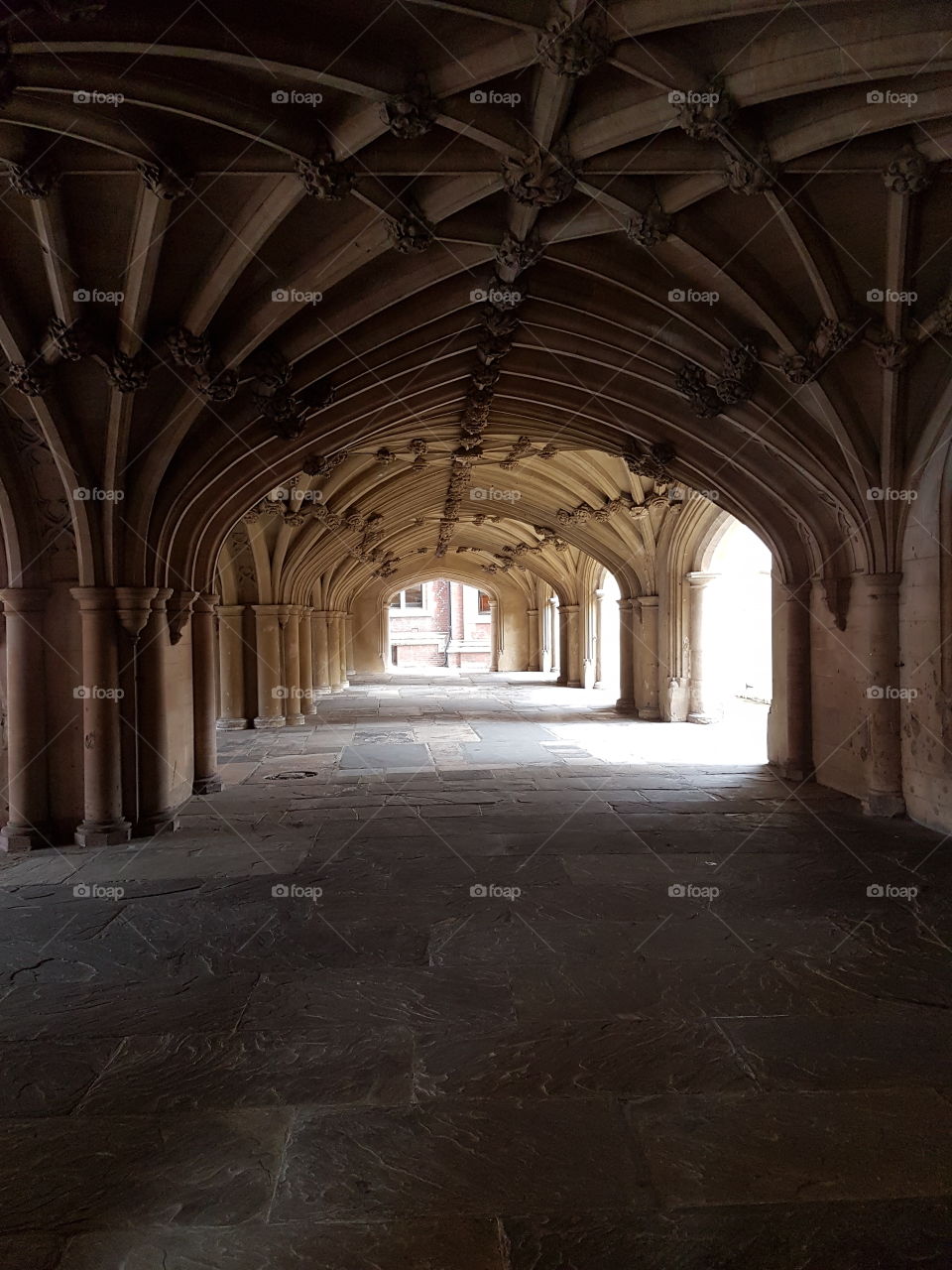 Gothic archway in Lincoln's Inn Fields. London. UK.