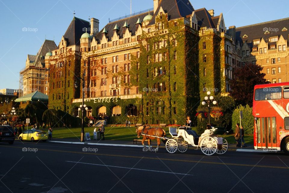 Hotel Empress at Vancouver Island, Canada