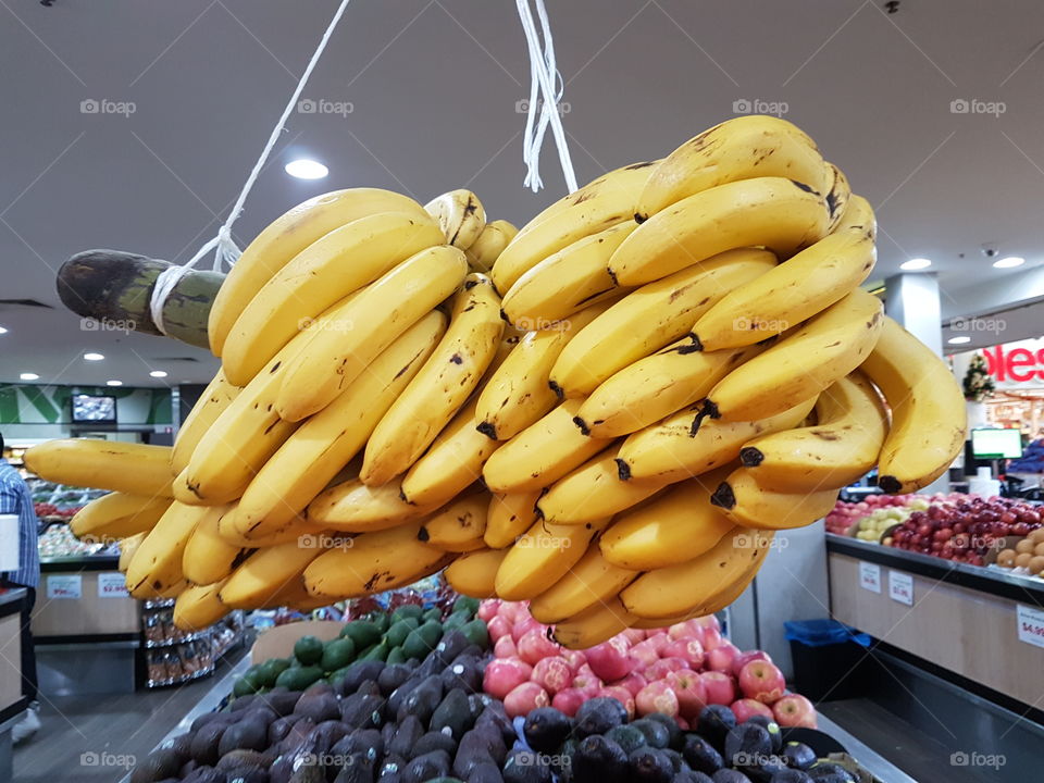 Fresh banana crops