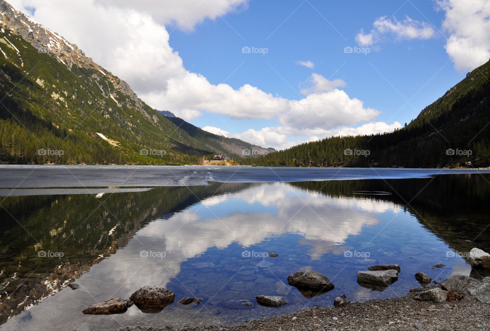 mountain lake in Poland