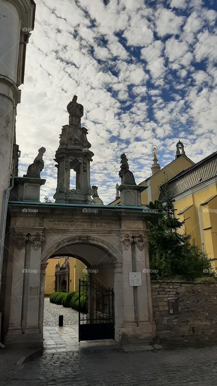 Triumphal arch of the Church of Peter and Paul Kamenetz-Podolsky, Ukraine  Triumphal Arch of Stanislaus August