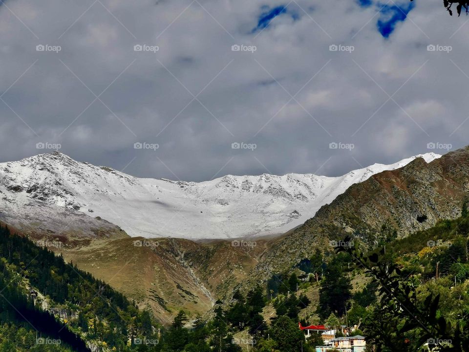 Snow conversed countryside 