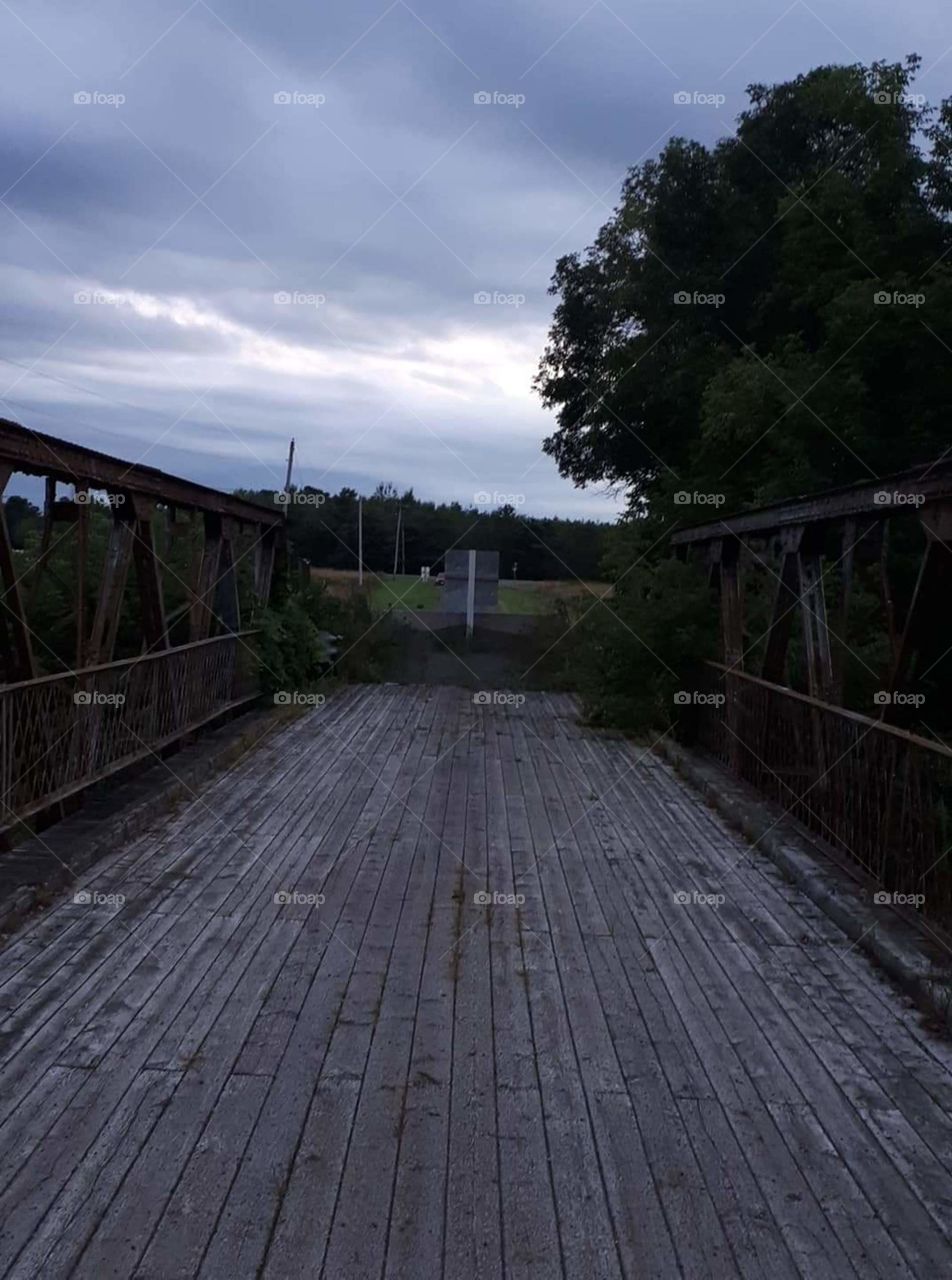 old bridge in hanesville ont canada