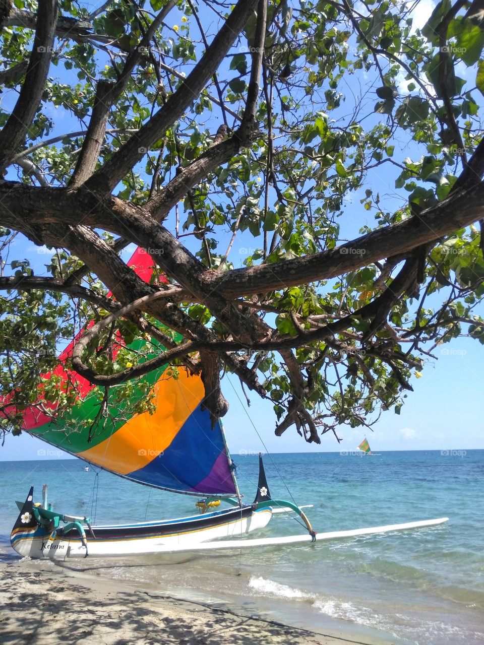 Beautiful beach in the morning