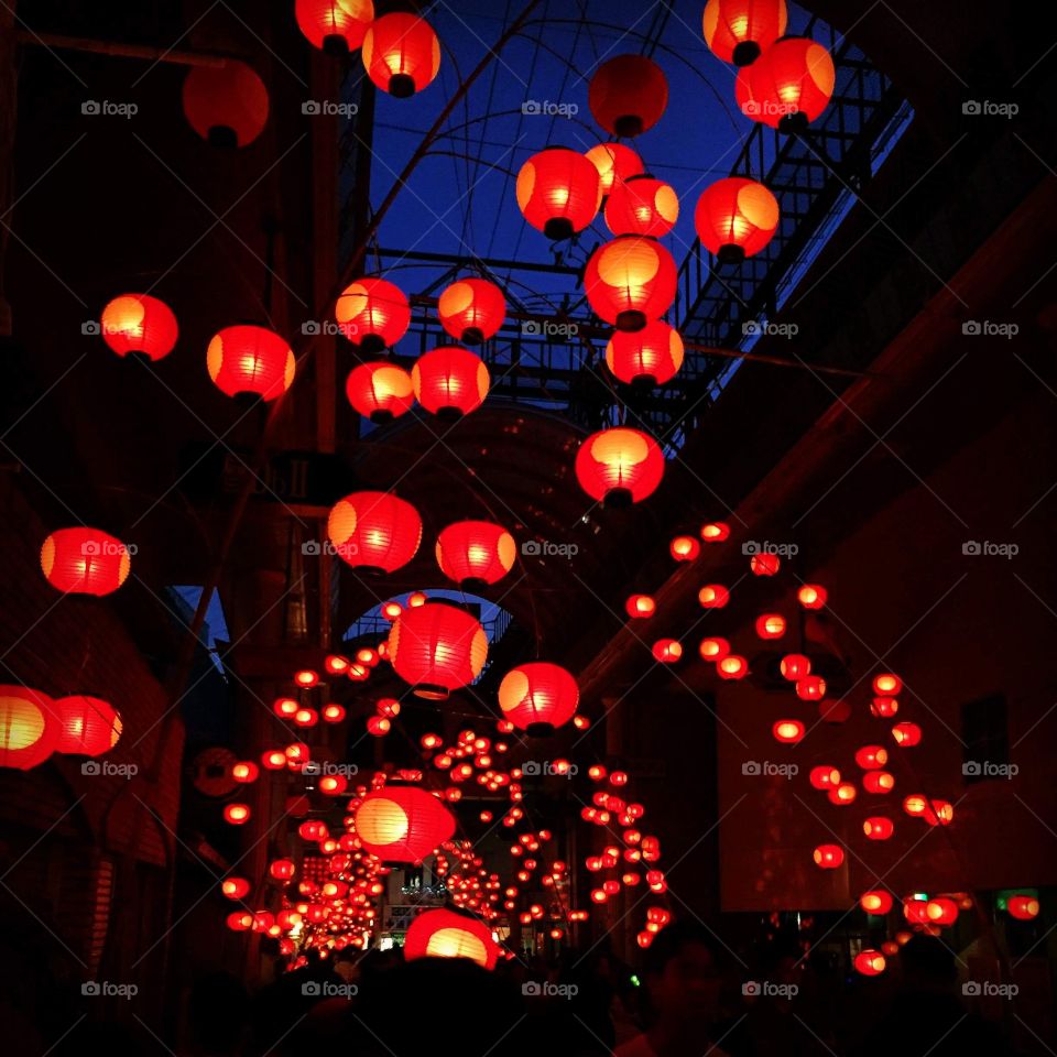 Lanterns of festival