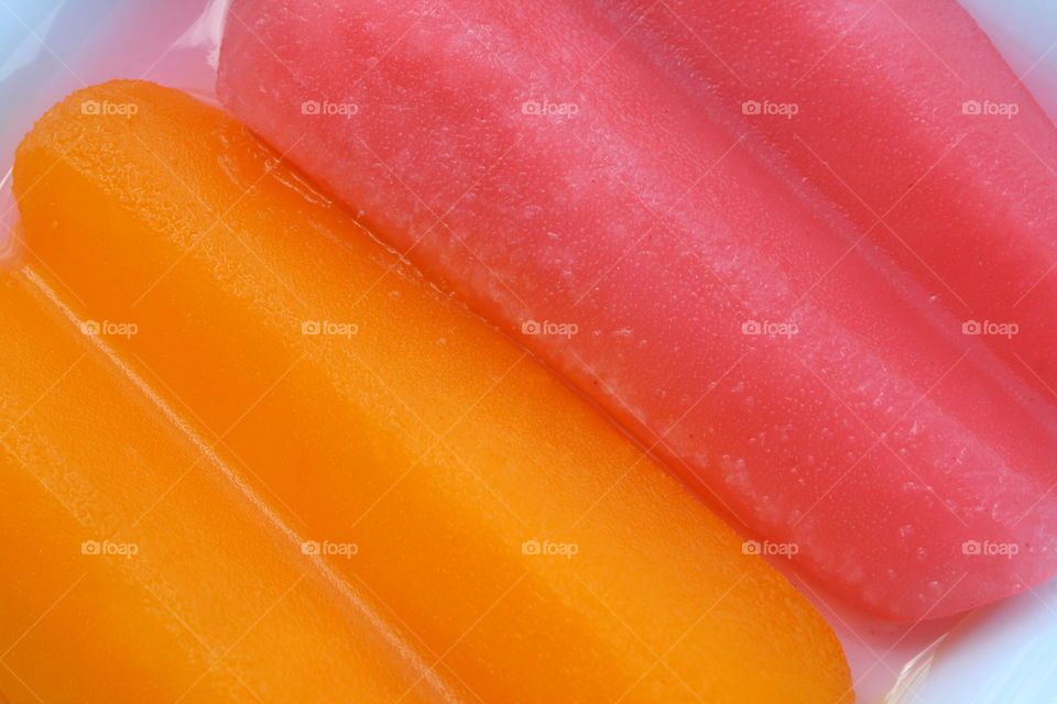 Close-up of ice lolly