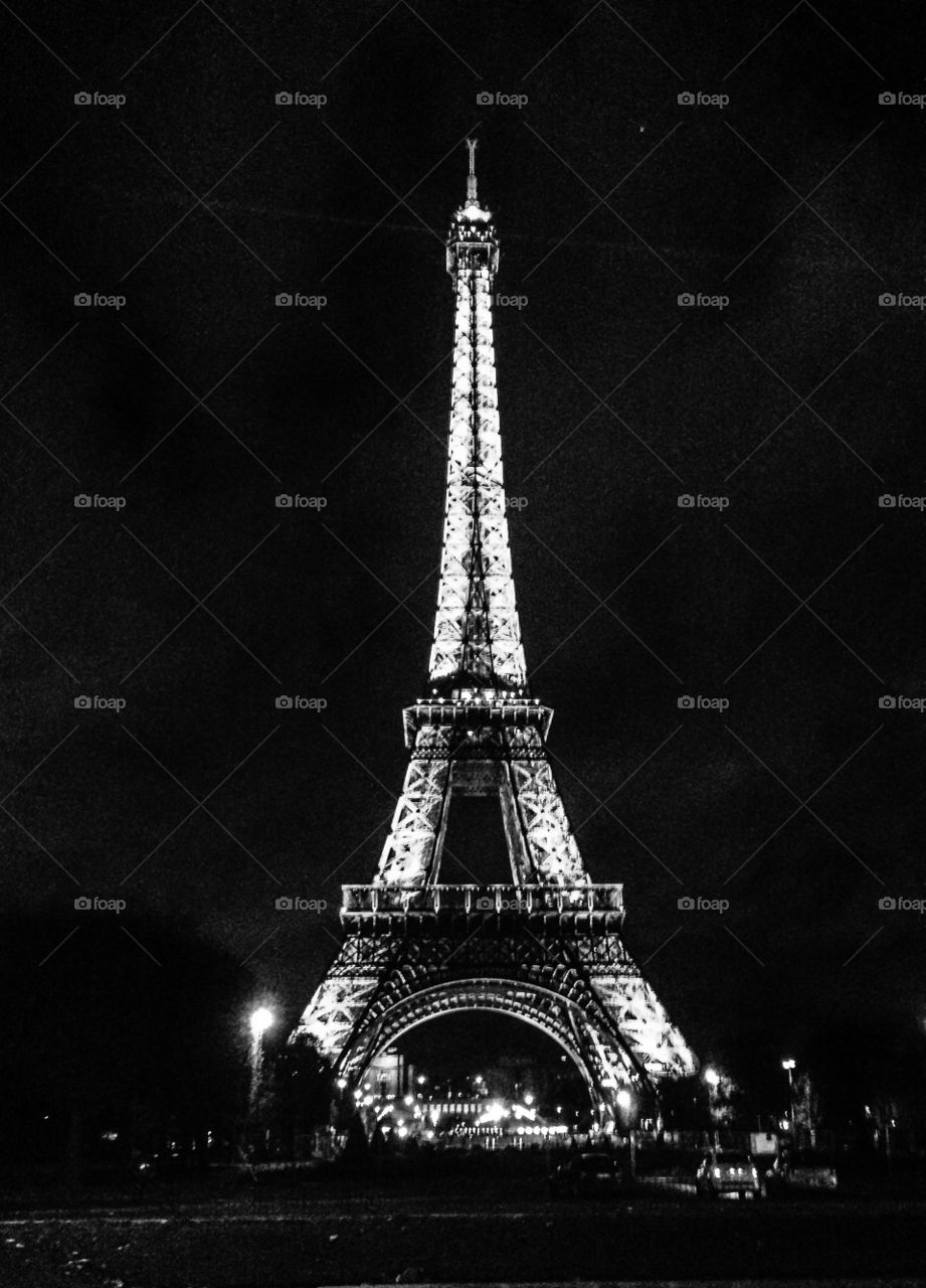 Eiffel Tower at night