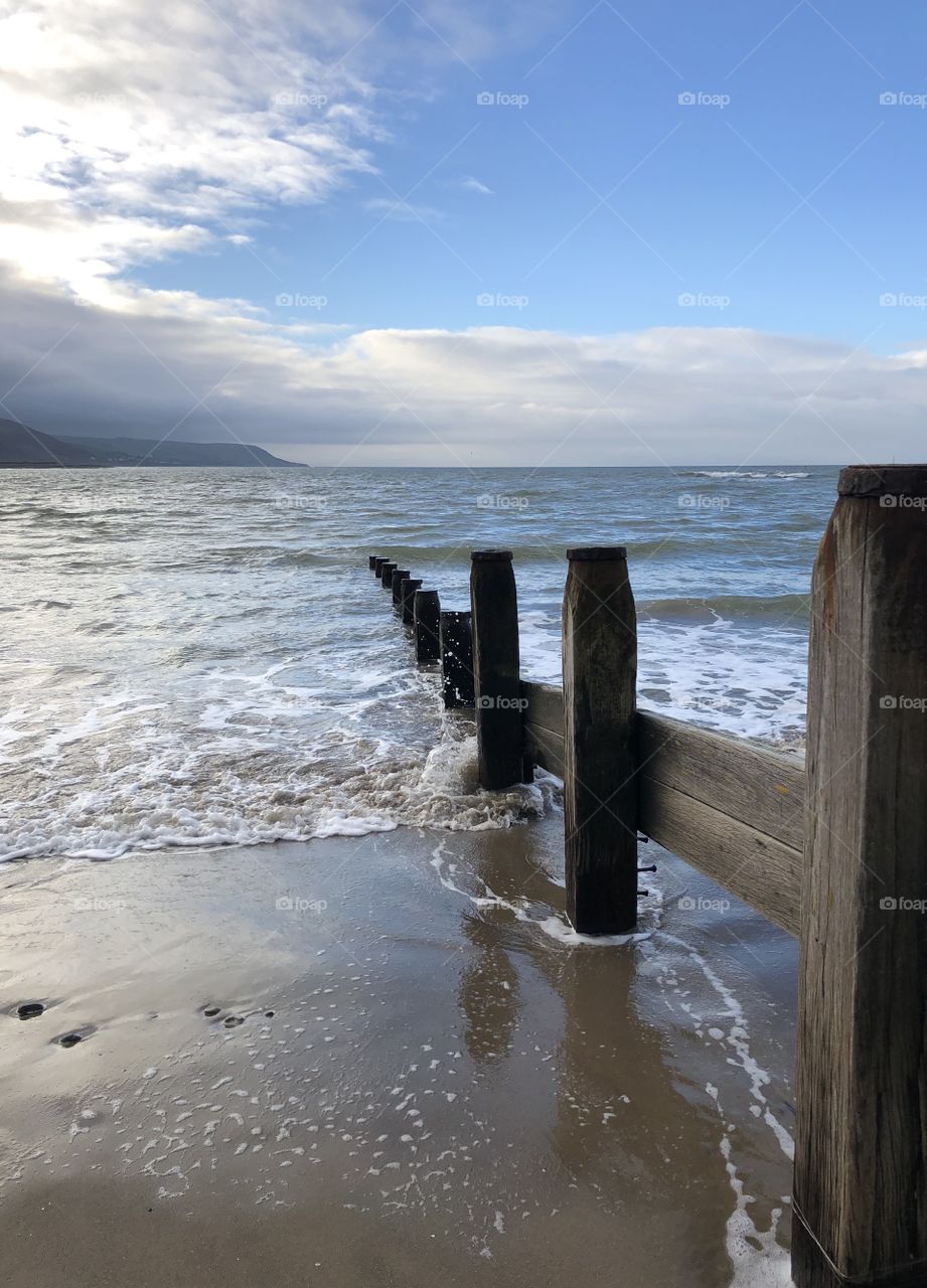 Tide rolling out at Dawn