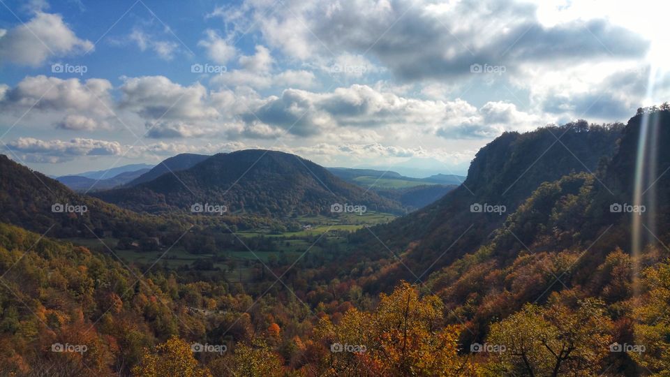 Autumn kissed valley