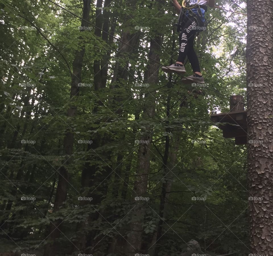 Spaziergang in der Luft