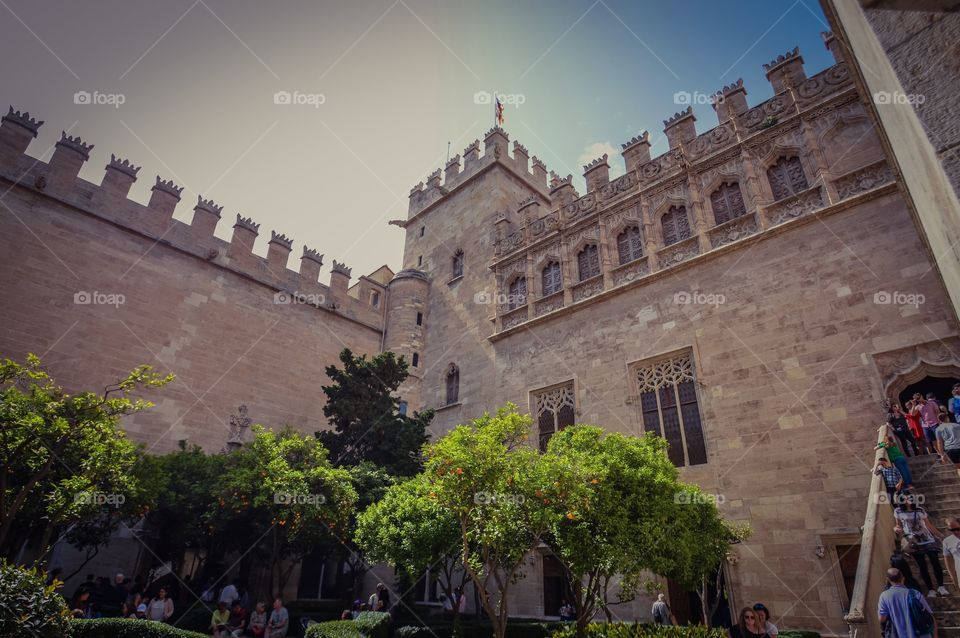 Patio de los Naranjos, Lonja de la Seda (Valencia - Spain)