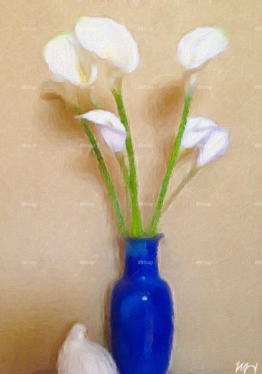 Callalily painting