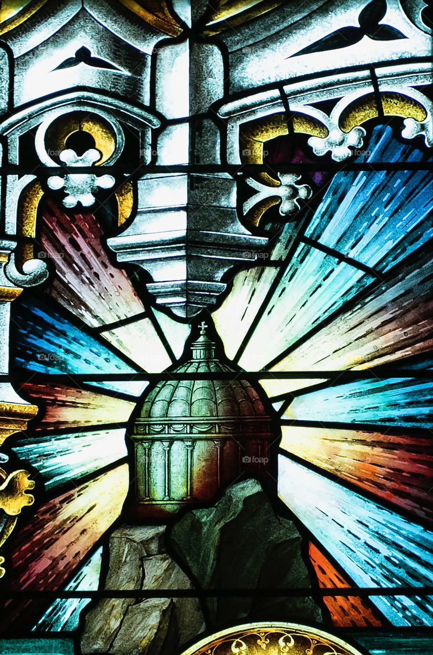 Church, Religion, Art, Glass Items, Stained Glass