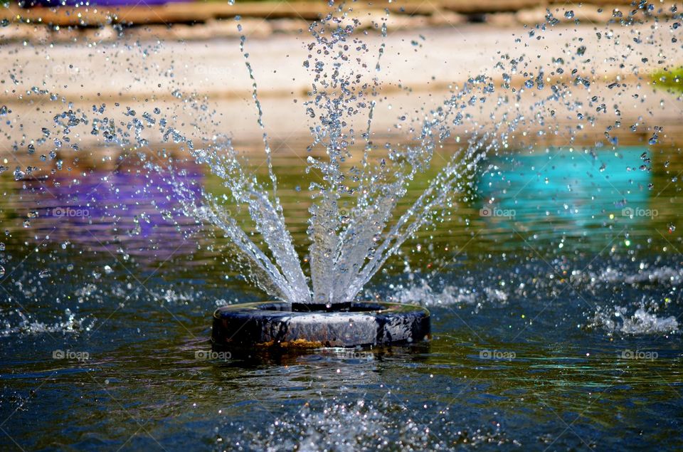 Close-up of fountain