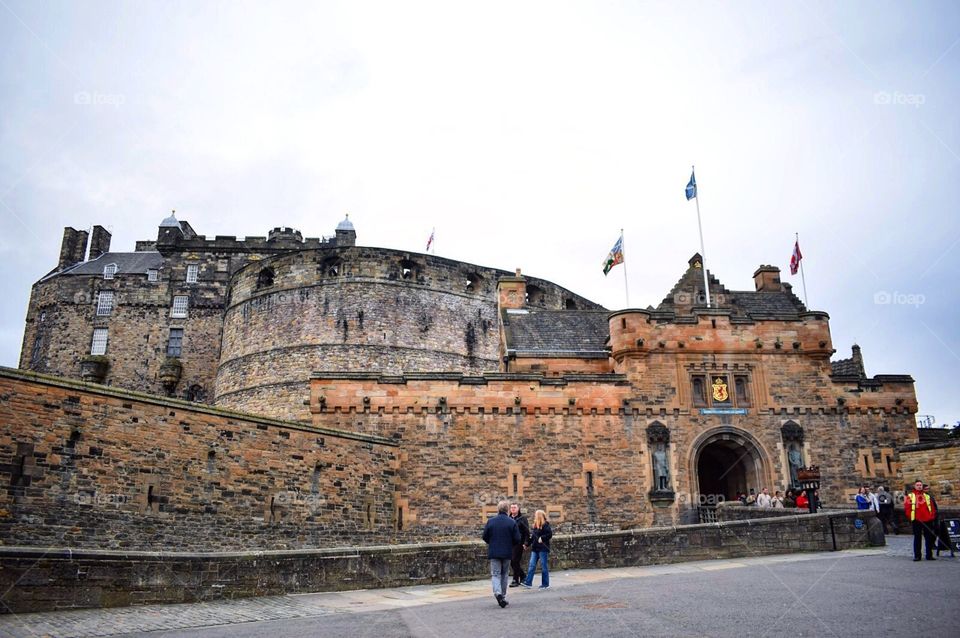 Edinburgh castle, Scotland 