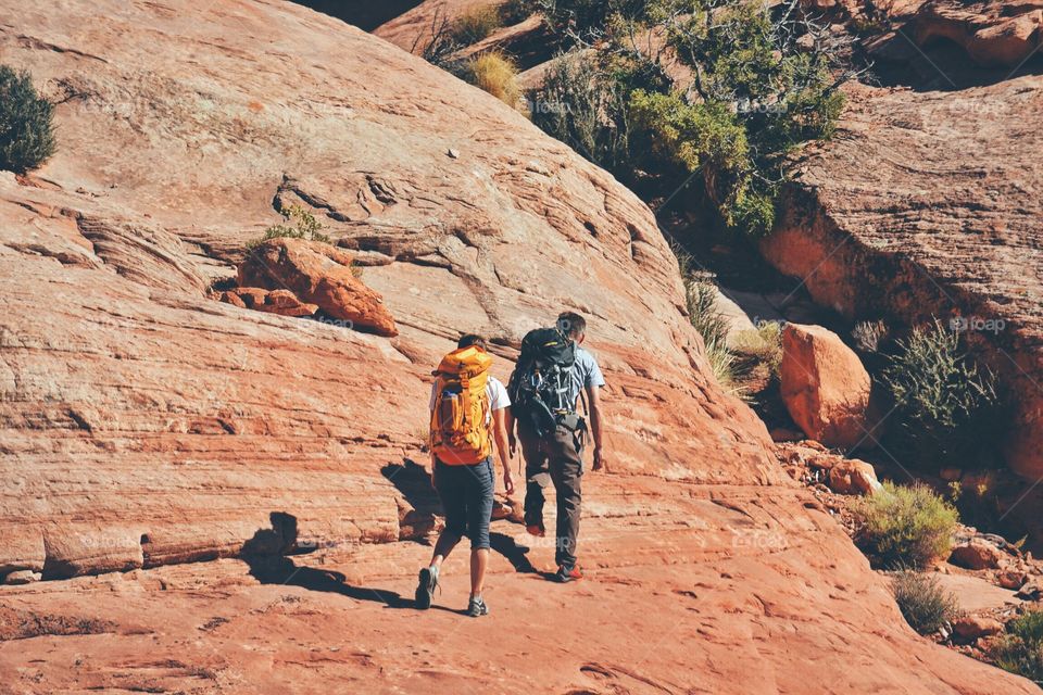 Hiking on the rocks 2