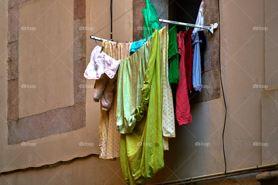 Laundry in the balcony