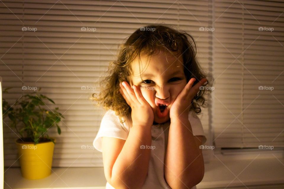 Child Making Faces