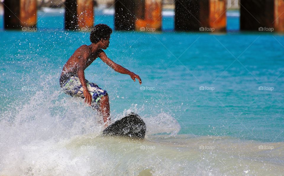 Surfing in Cape Verde