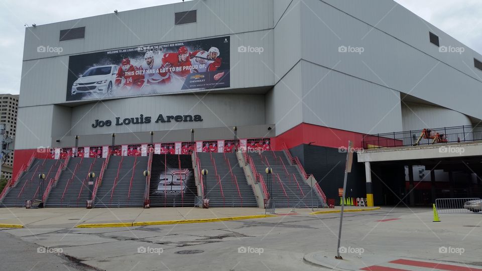 Joe Louis Arena, Detroit Michigan