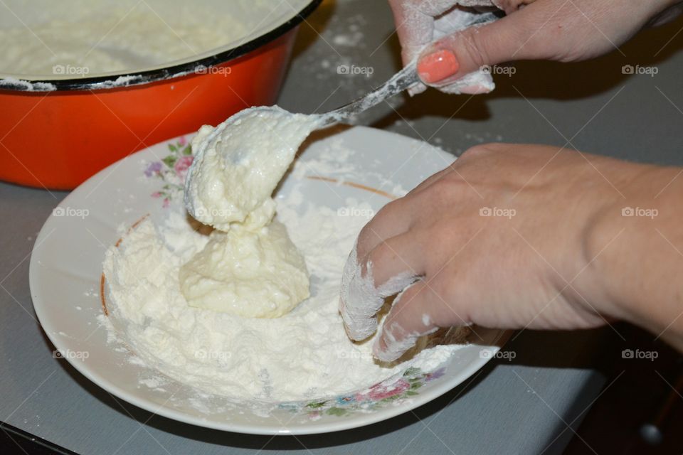 Food, Chef, Flour, Cooking, Hand