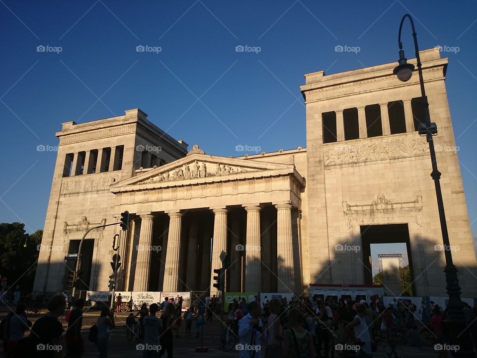 Königsplatz. Downtown Munich
