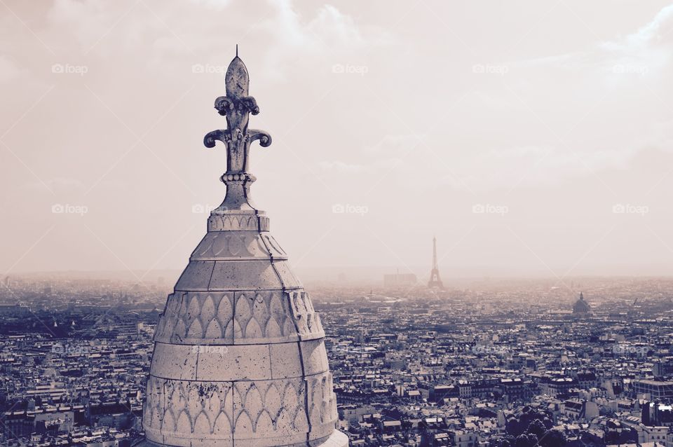 Atop the sacre coeur