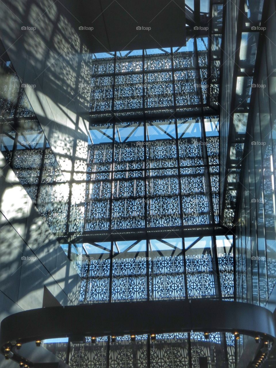 Interior shot in the Museum of African American History in Washington D.C..