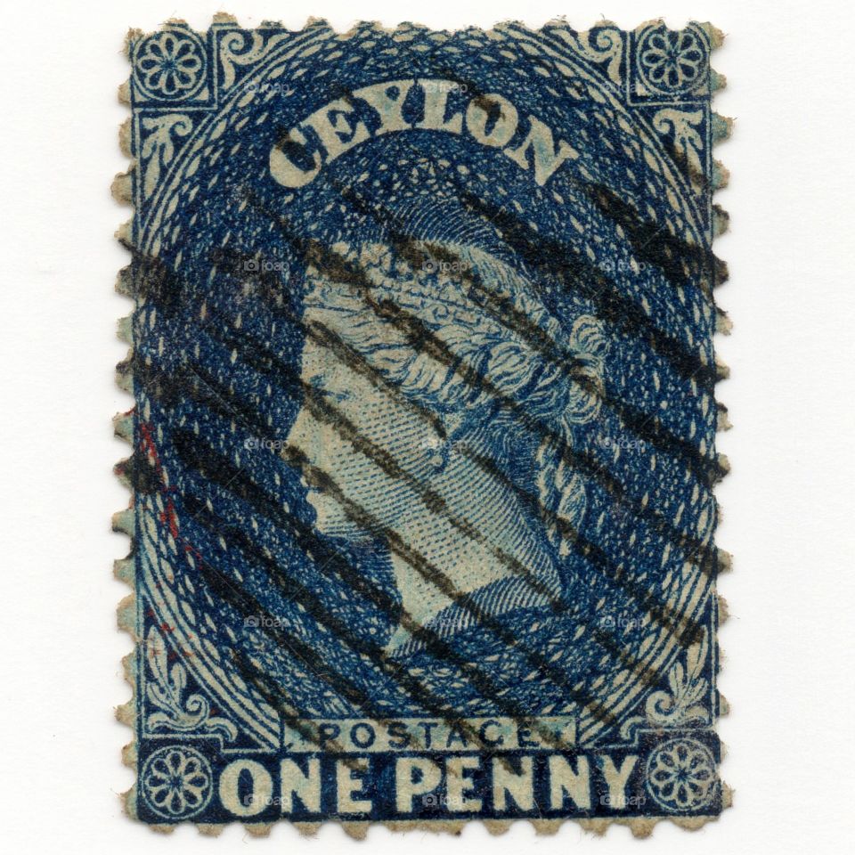 One Penny Ceylon