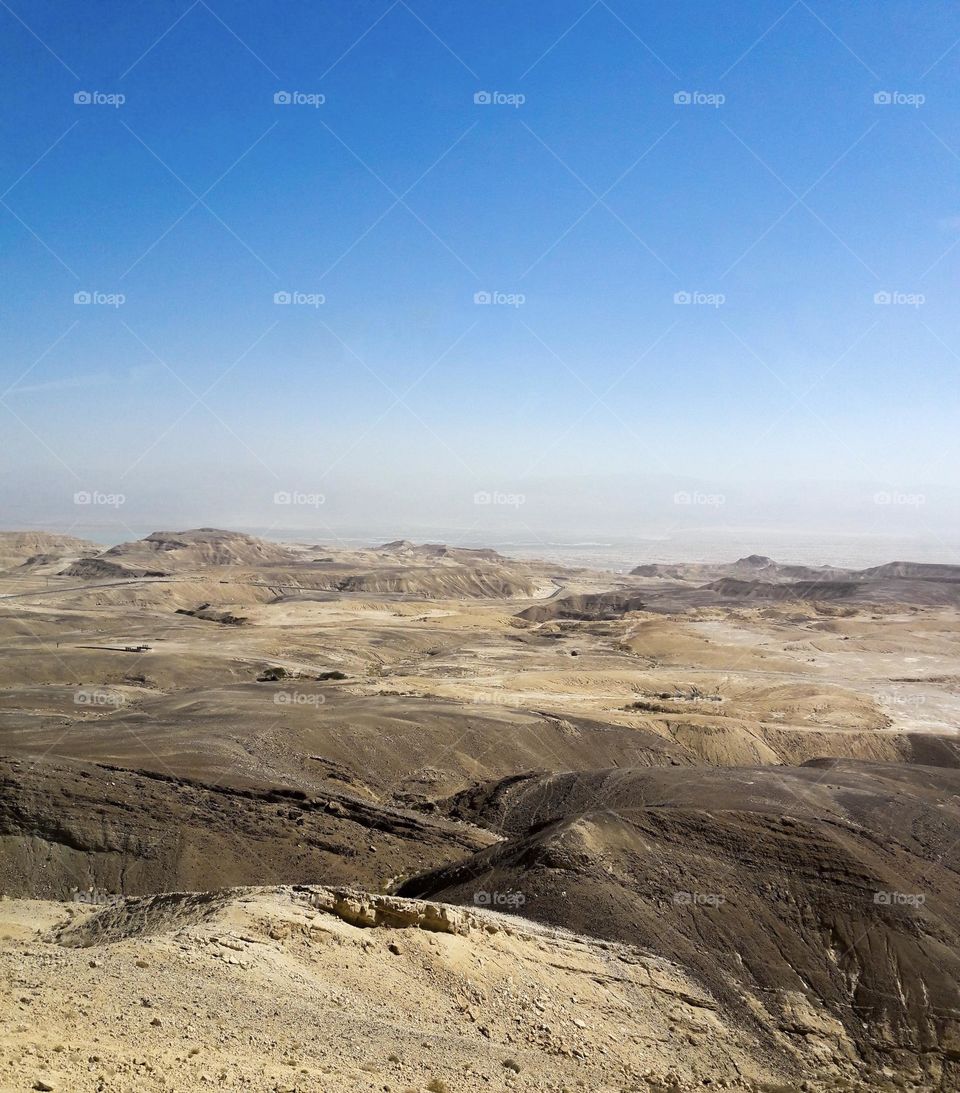 Israel landscape, desert landscape 