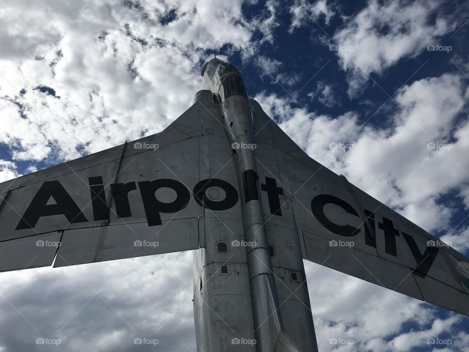 Aeroplane souvenir in Airport city Belgrade