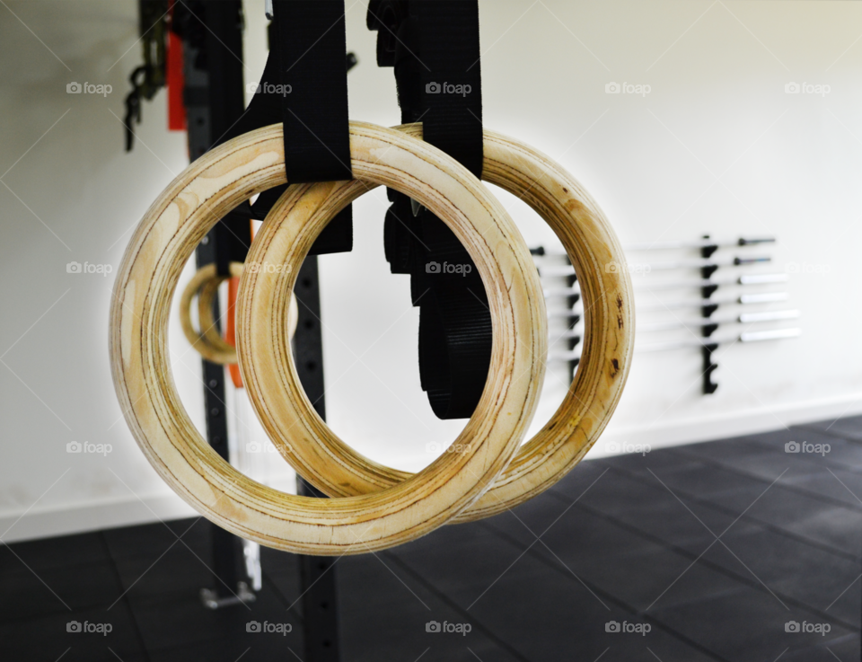 argola olímpica,crossfit, Fitness argola de madeira