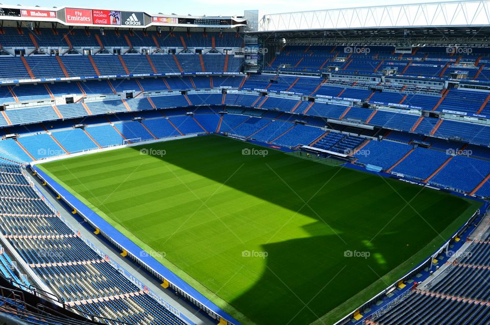 Santiago Bernabéu Stadium, Madrid. Santiago Bernabéu Stadium, home of Real Madrid football club