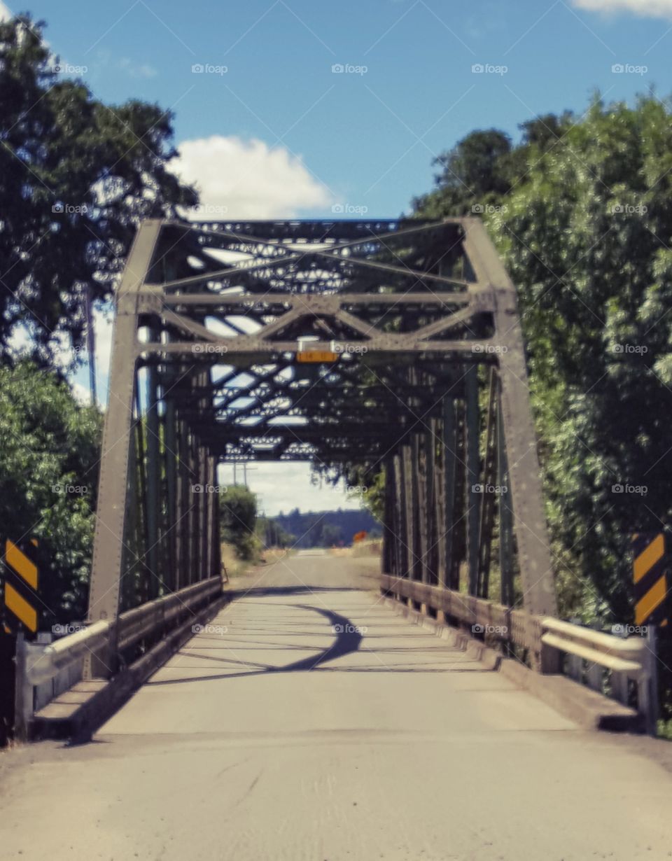 Iron Bridge on a Sunny Day