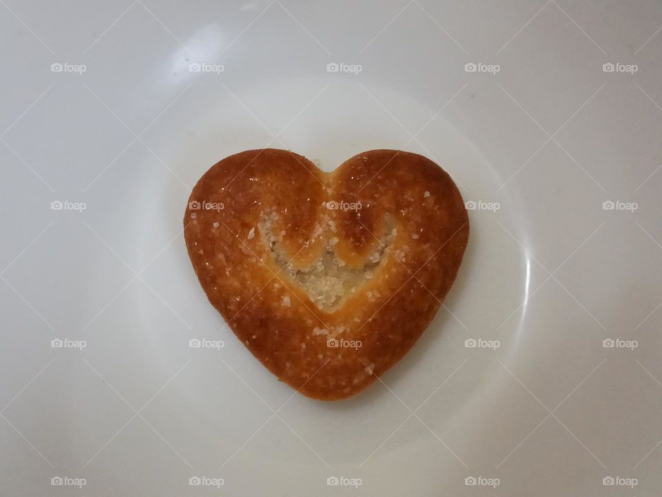 little heart biscuits