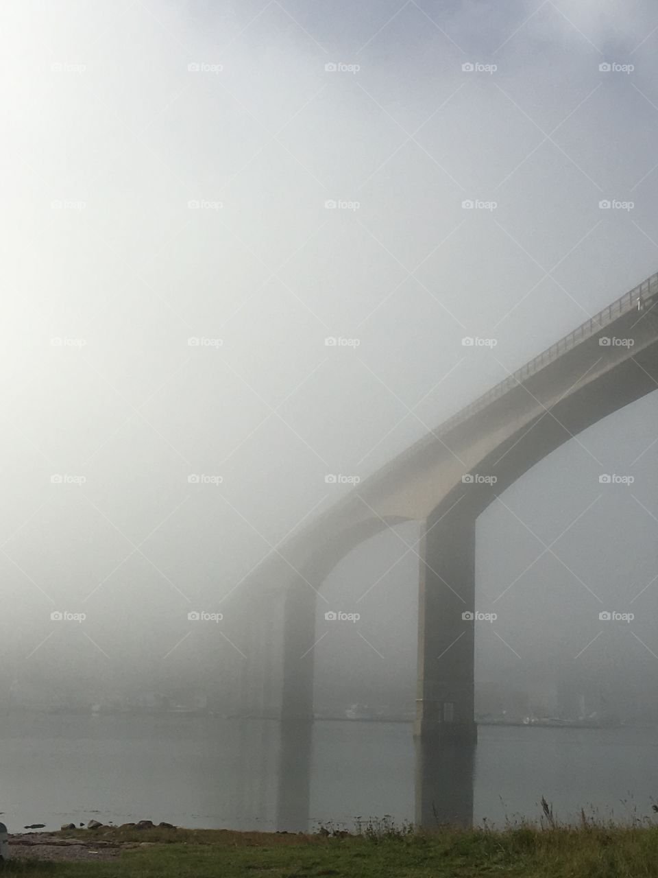 Bridge in fog