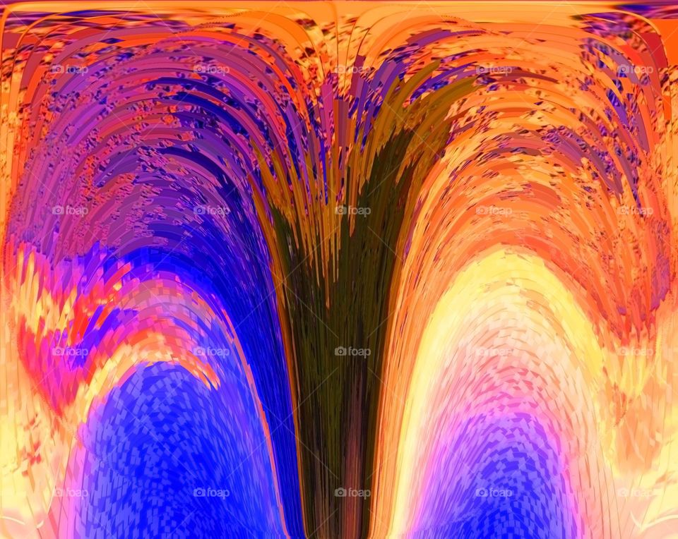 Abstraction, bright background