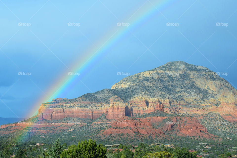 Rainbow in Sedona