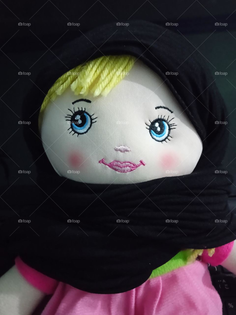 pretty doll , with hijab