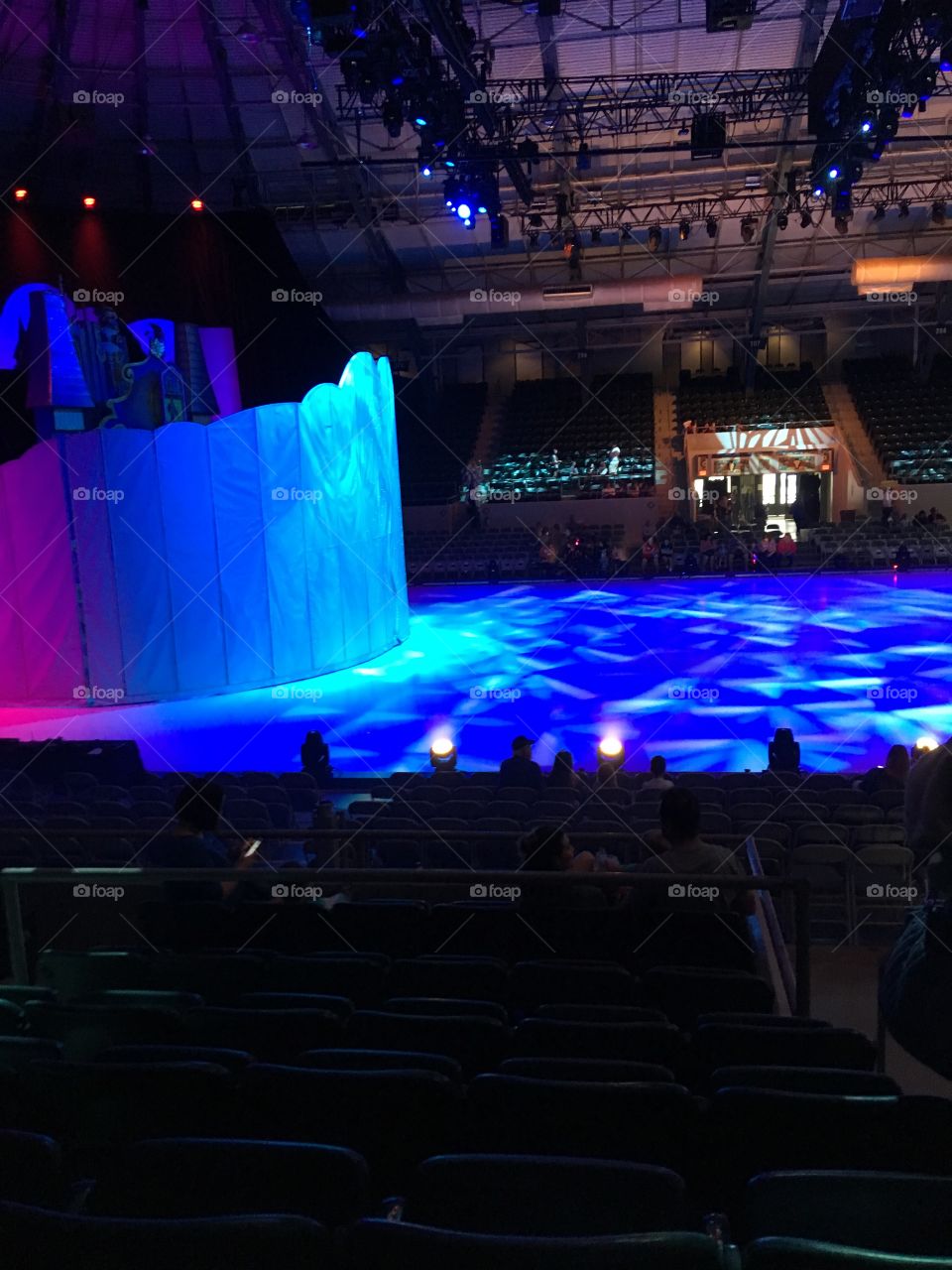 Disney on ice. Had a great time thanks to our senior center here in town and our friends here.