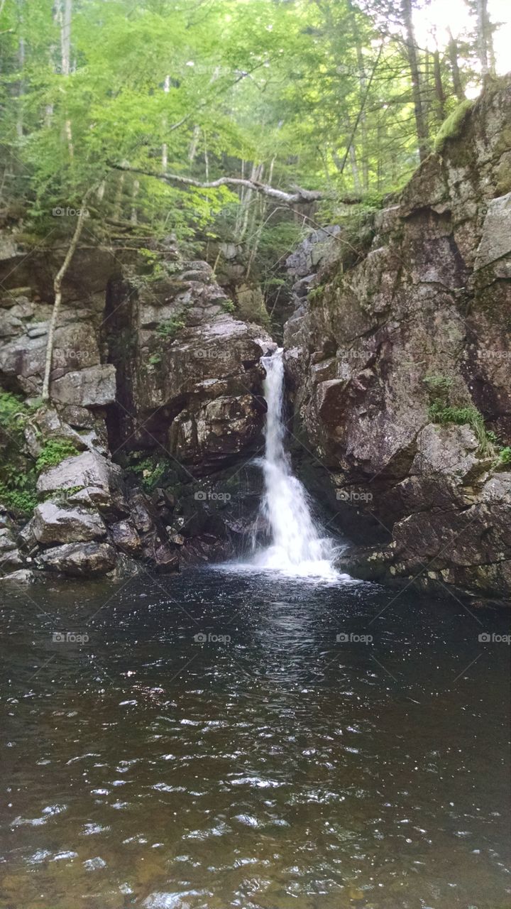 waterfalls. kinsmans falls NH