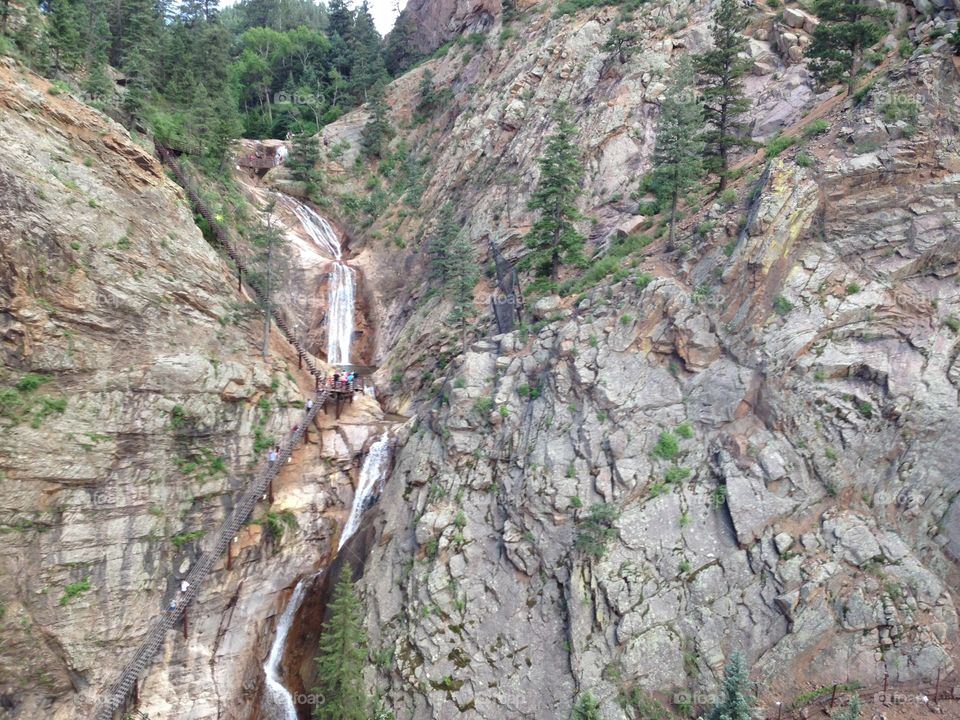 Seven Falls Area in Colorado Springs