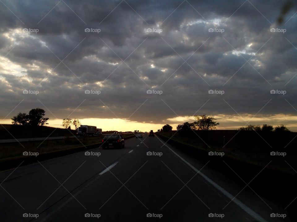 Sunshine Breaking Through 